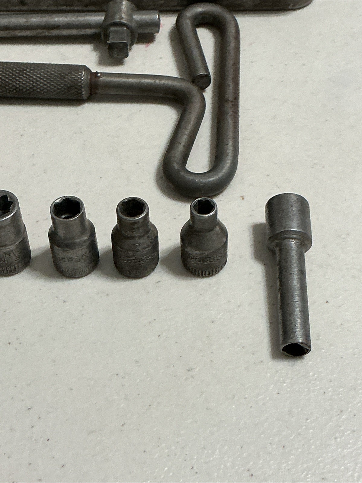 Vintage Snap-On 1/4 Drive Socket Set, Early Style, Rare!!!!