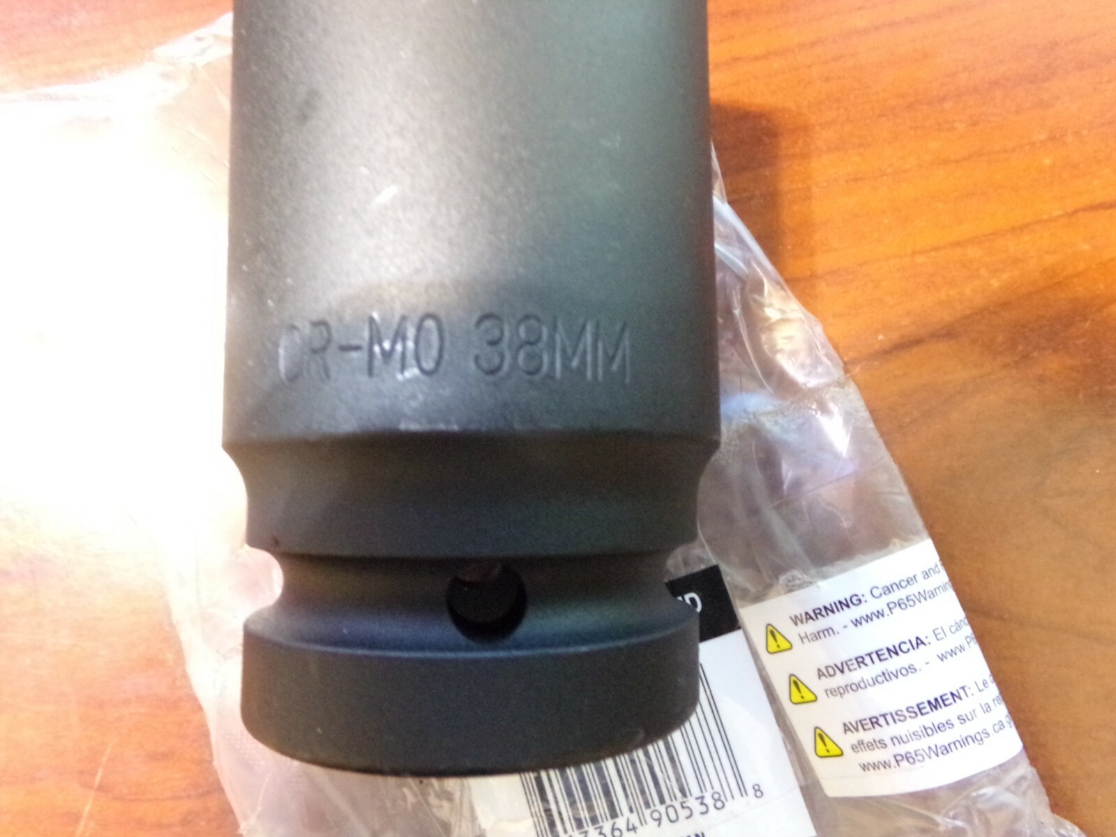 SUNEX TOOLS 538MD – 1″ DRIVE 38MM DEEP IMPACT SOCKET (K111)