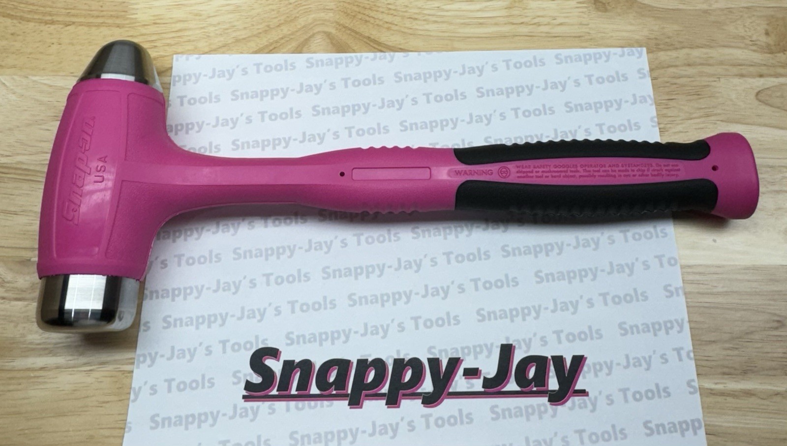 Snap-on Tools USA NEW ELECTRIC PINK 32oz Ball Peen Dead Blow Hammer HBBD32EP