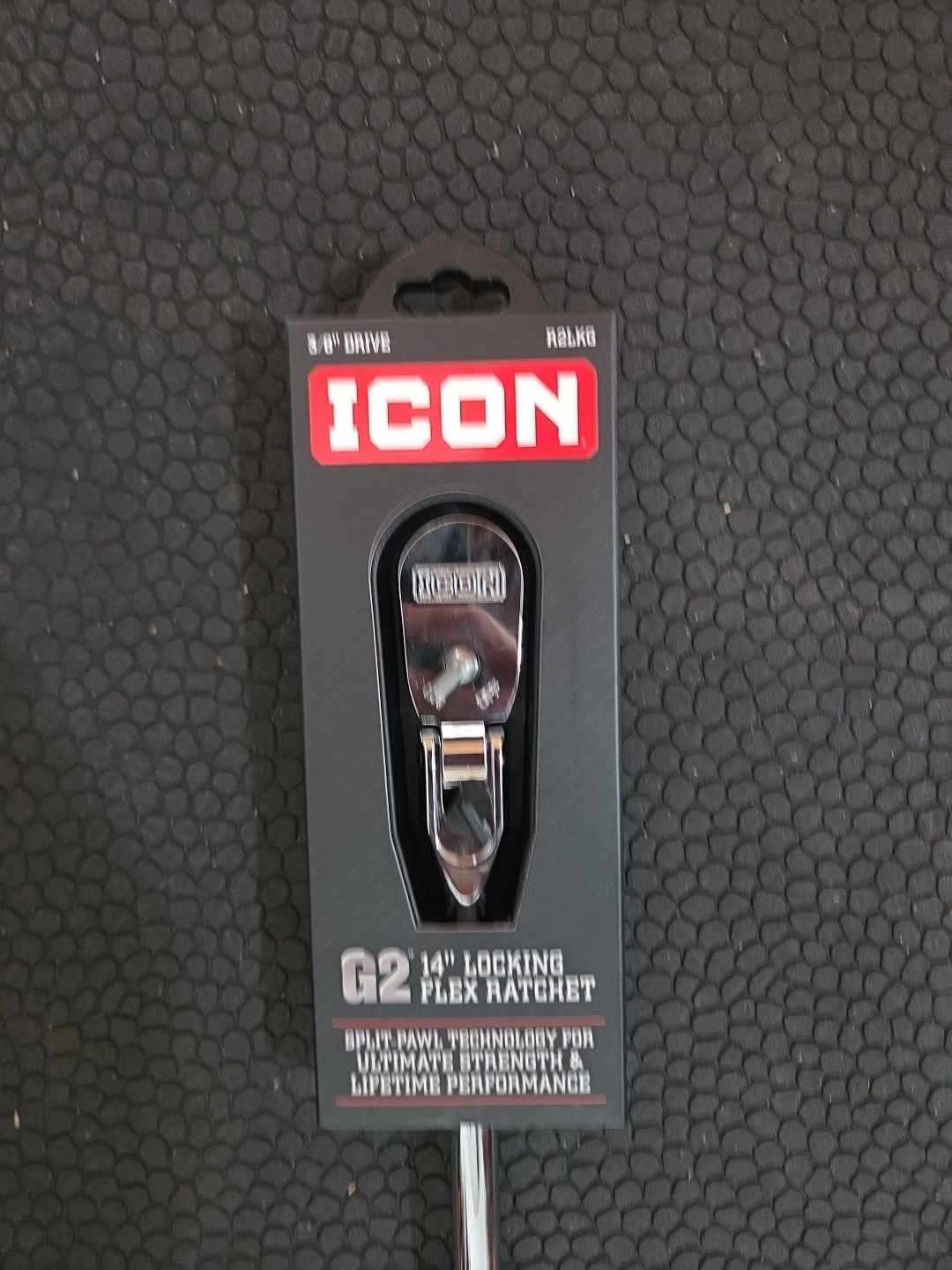 ICON R2LKG 3/8 INCH DRIVE G2 14 INCH LOCKING FLEX HEAD RATCHET