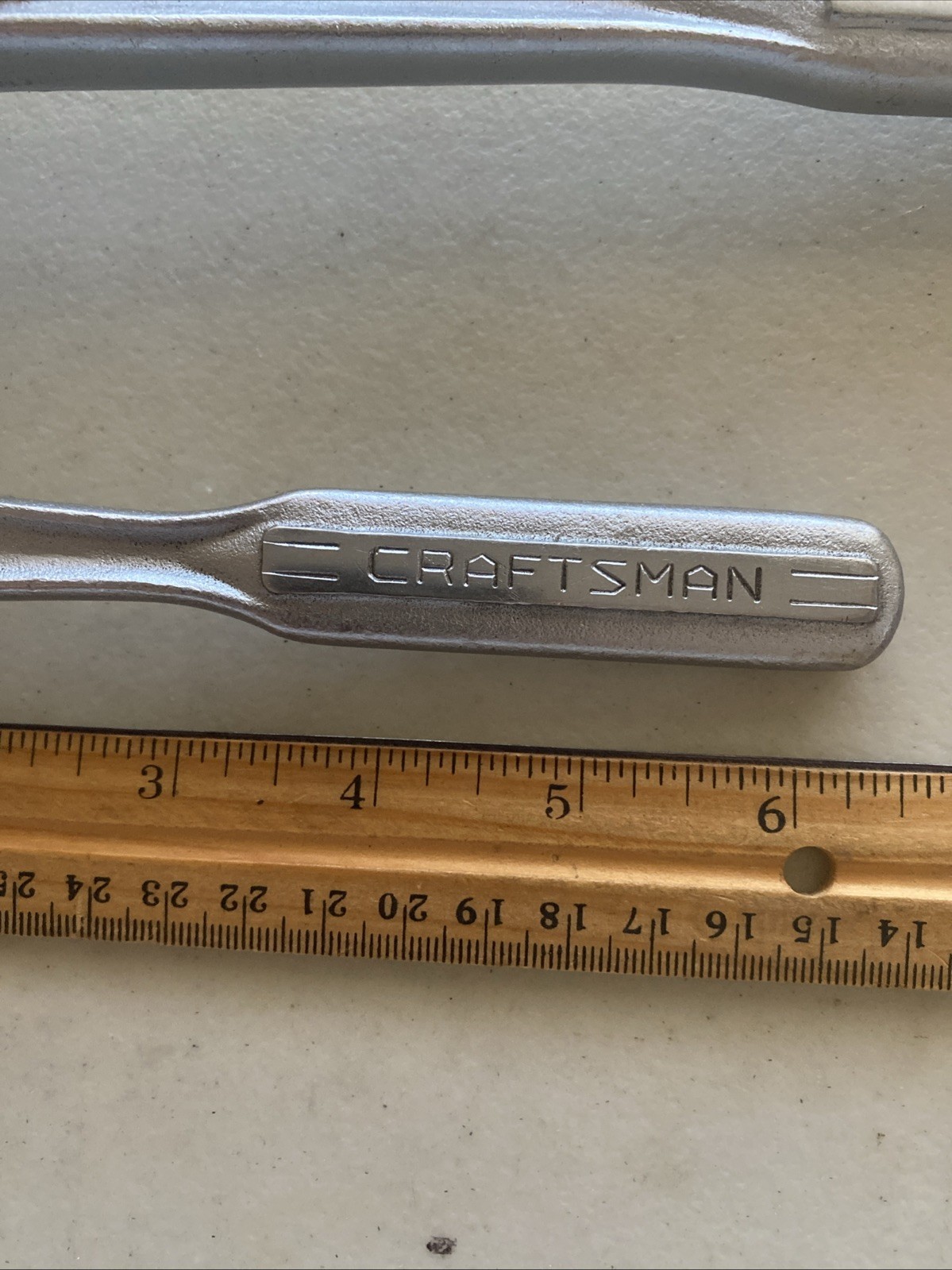 2pc.Vintage Craftsman 1/2” & 3/8” Flying ‘V’ =V= Ratchets USA Clean Some Marks