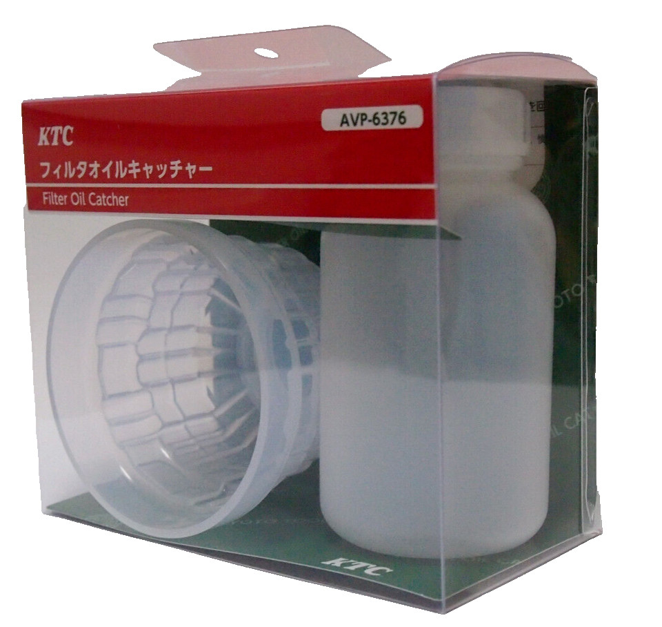KTC KYOTO Tool Oil Change AVP-6376 Useful Tool Filter Oil Catcher Gadget Japan