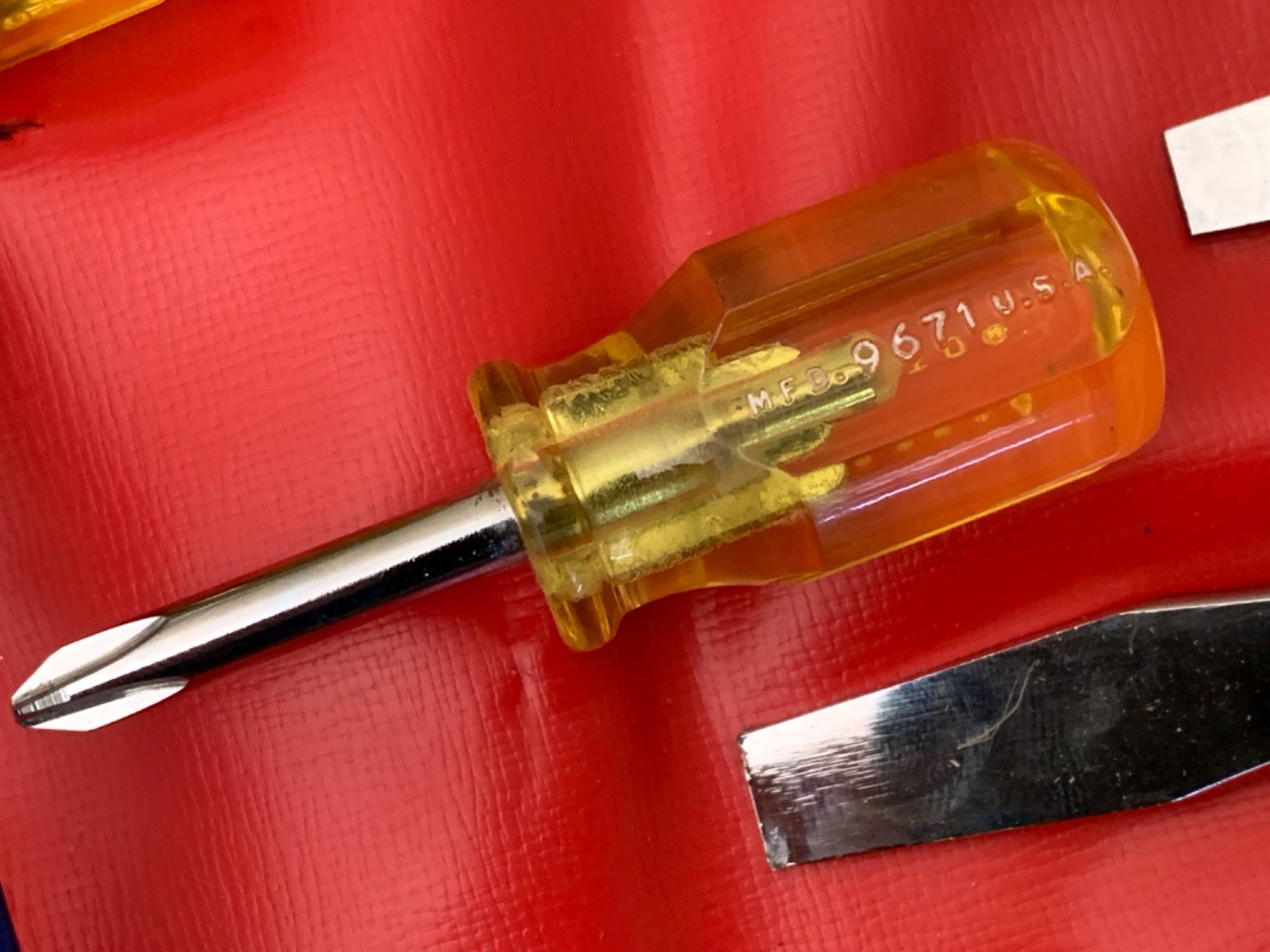 Vintage Proto Professional 9600B Flat Head Screwdriver Set *READ DESCRIPTION*