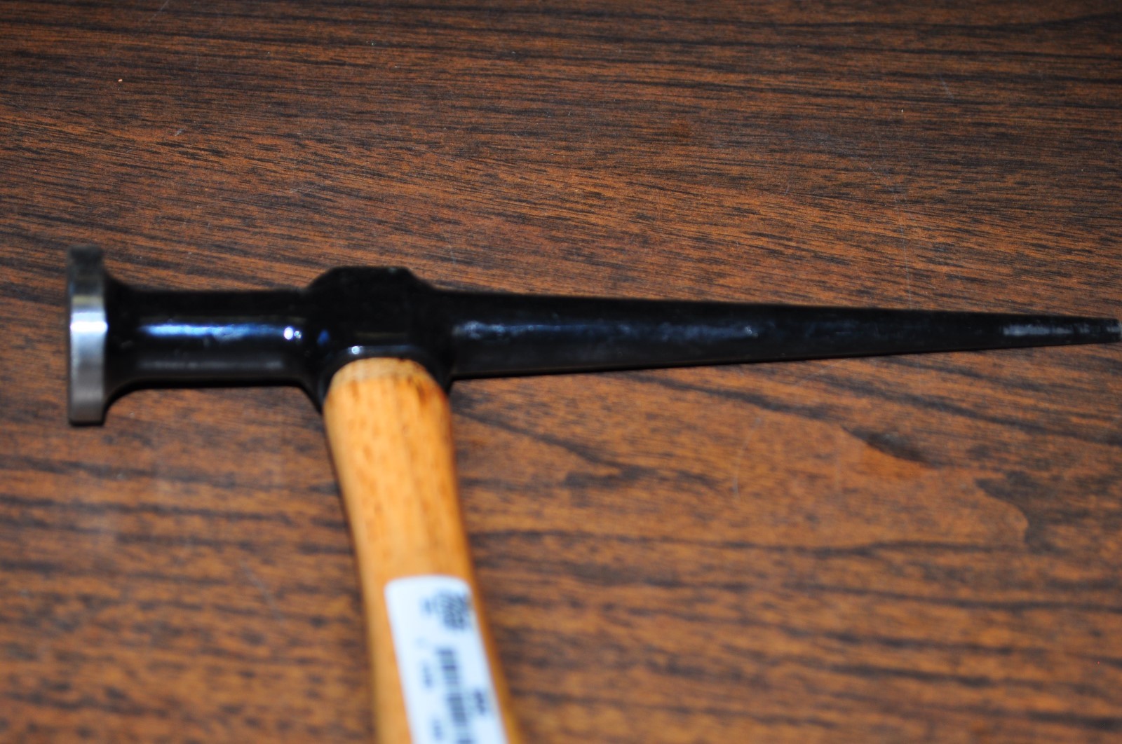 AUTO BODY LON PICK HAMMER W/ROUND DING HEAD WOOD HANDLE MARTIN 156G MADE IN USA
