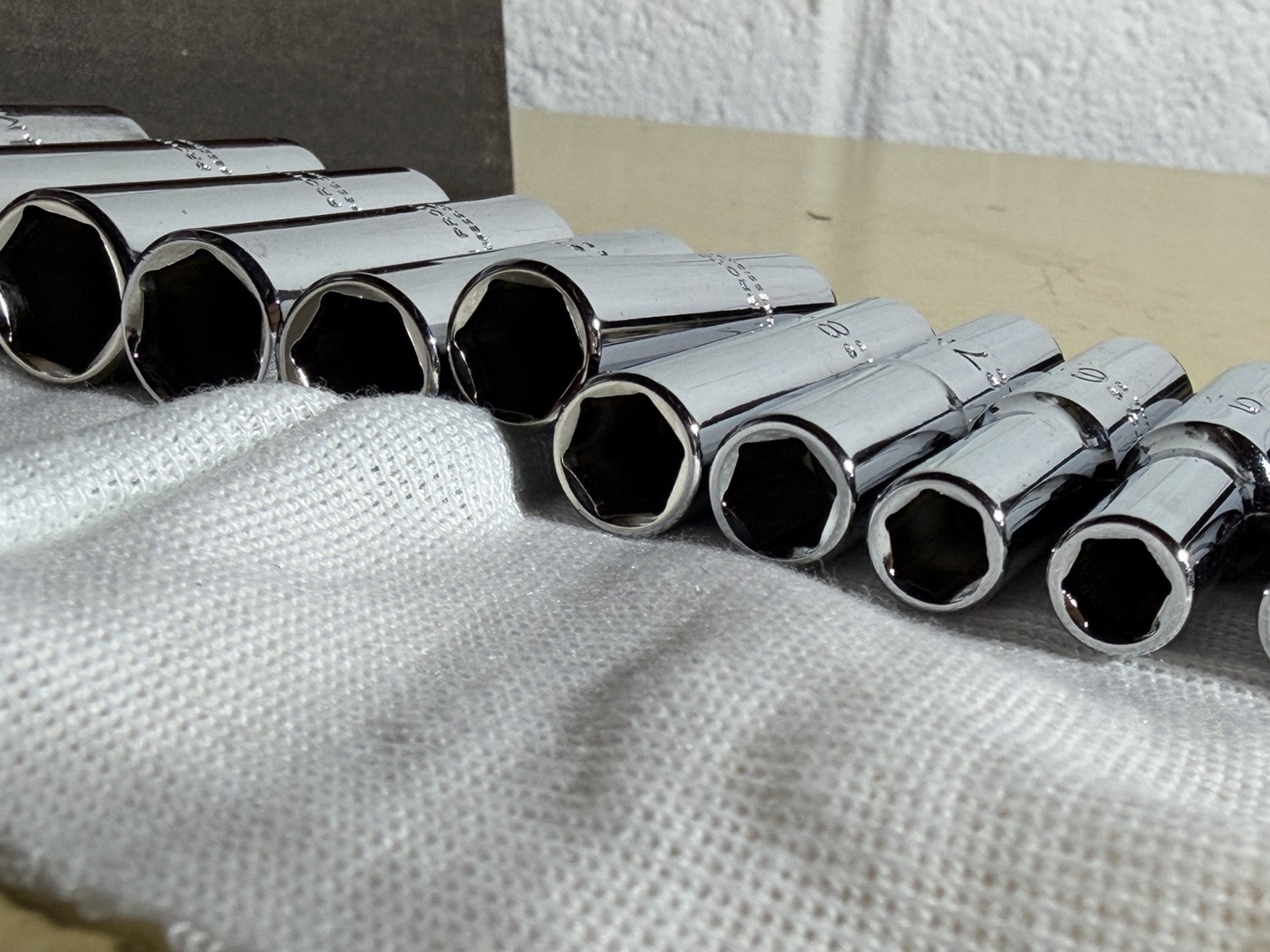 12 Pieces Metric mm Proto Socket USA Tool J47202 Set SKT 1/4 DR 6 Point