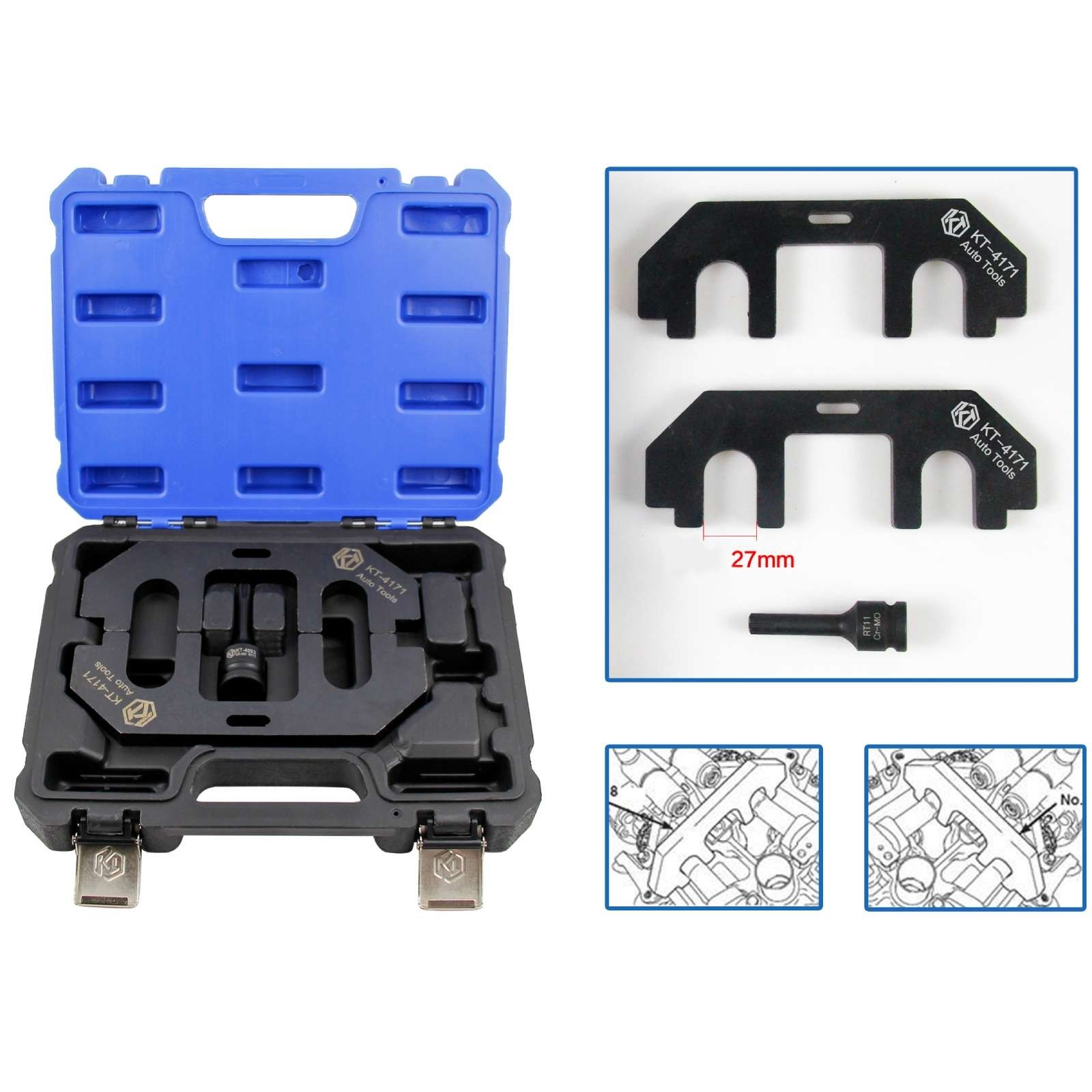 Camshaft Alignment Timing Tool Kit for Ford 3.5L V6 EcoBoost Upgraded 303-1655