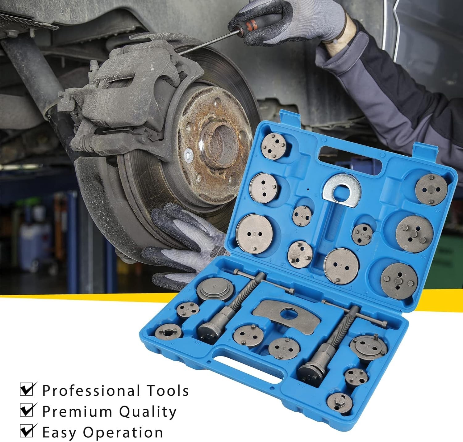 24PCS Universal Kit de Herramienta Para Frenos Piston de Frenos Brake Auto Carro