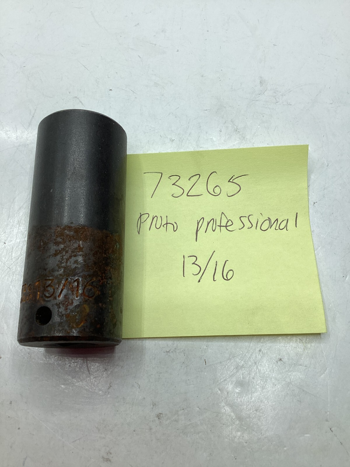 Proto 73265 3/8”Socket Drive And 13/16 Deep Socket 8 Point Double Square