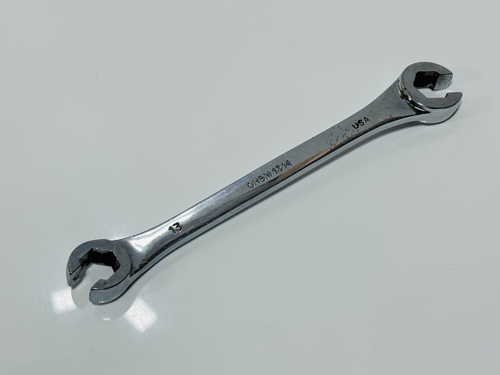 MAC Tools USA OHBM1314 Metric 13mm x 14mm Double Flare Nut Line Wrench – 6 Point