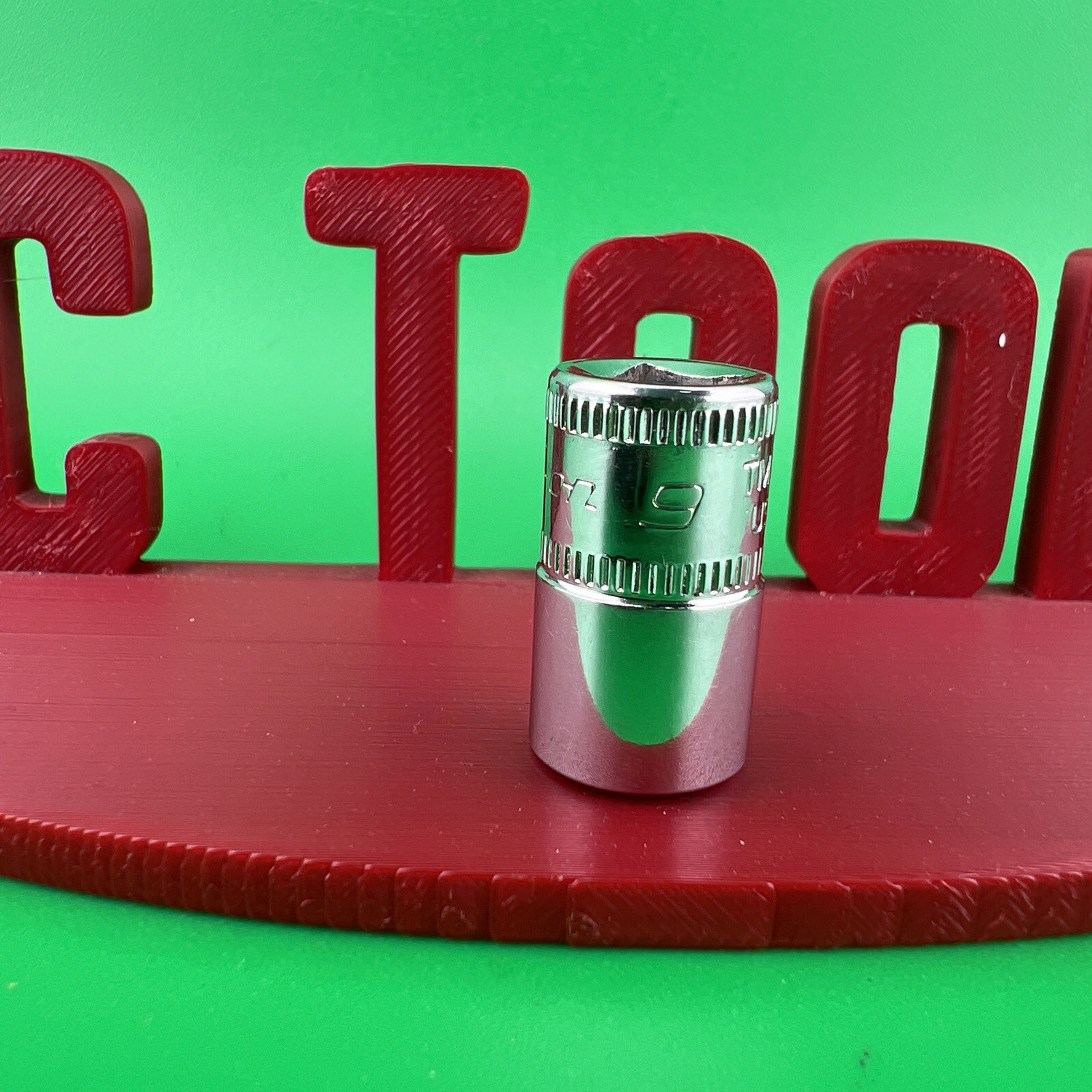 Snap On TMM9 1/4″ Drive 6-Point Metric 9mm Shallow Chrome Socket 2