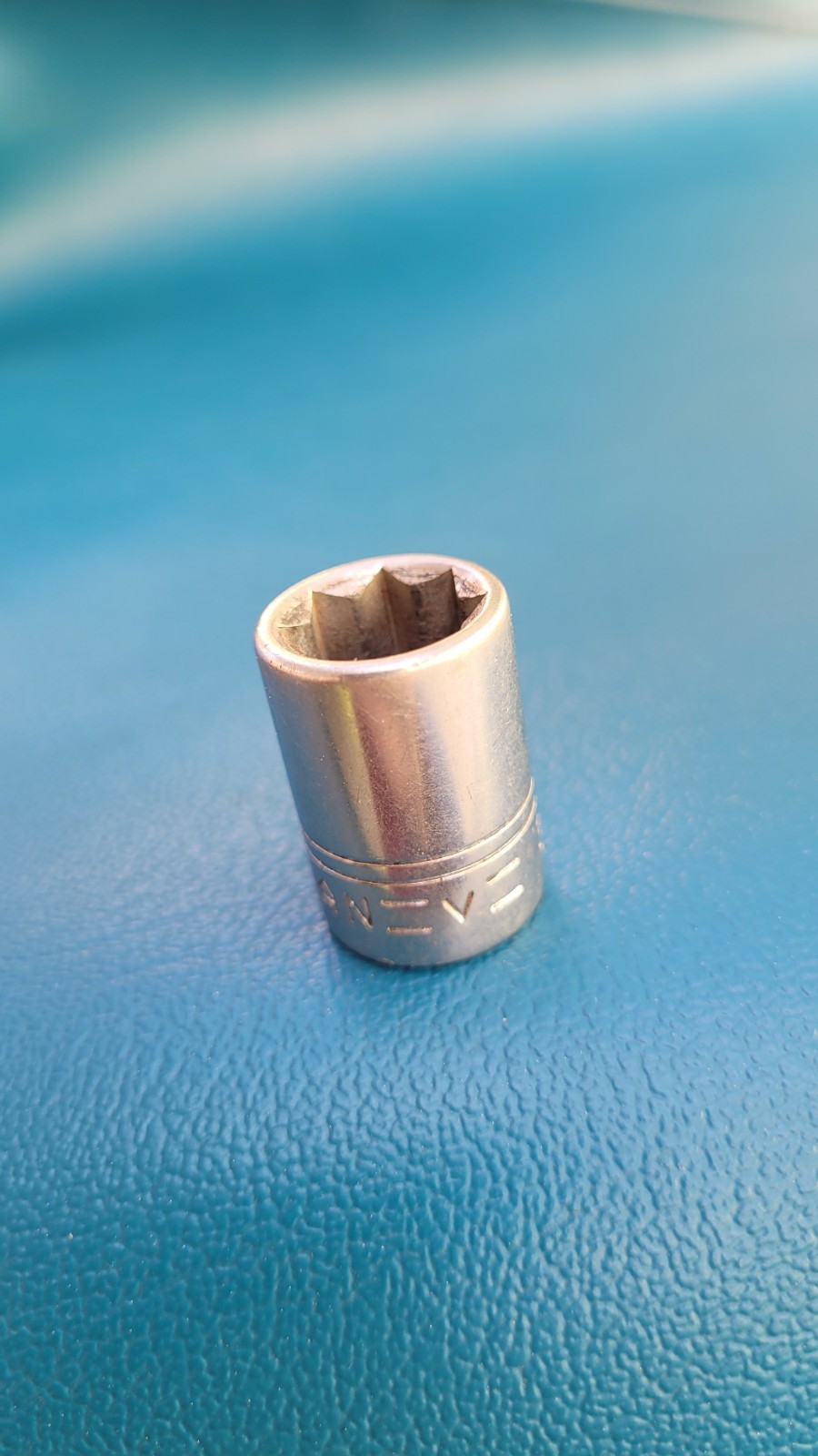 Craftsman 3/8 Drive 3/8 Socket =V= Series 8 Pt. Vintage USA MADE.
