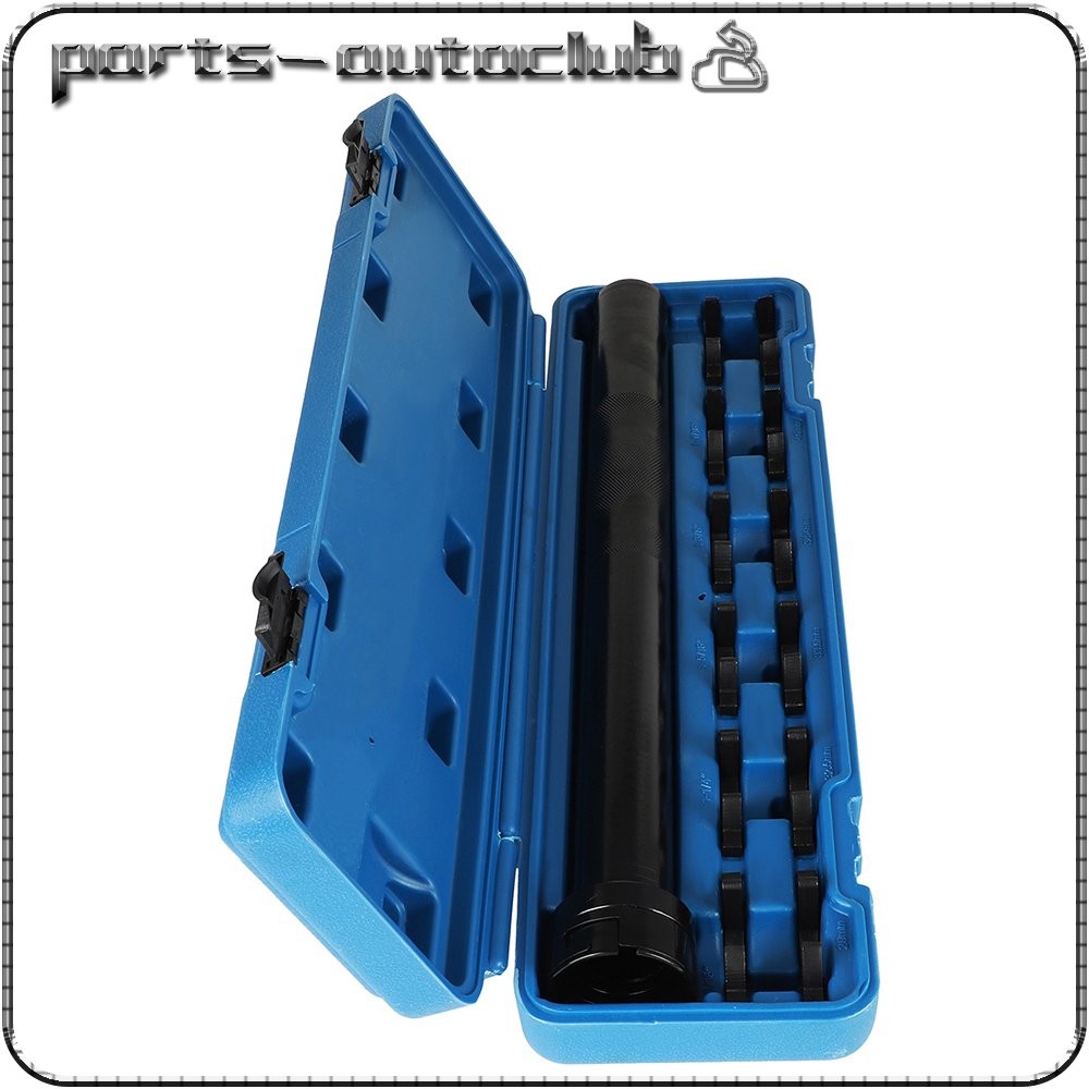 Inner Tie Rod Removal Tool Kit Mechanic Tool Set with 12 Crowfoot Adapters