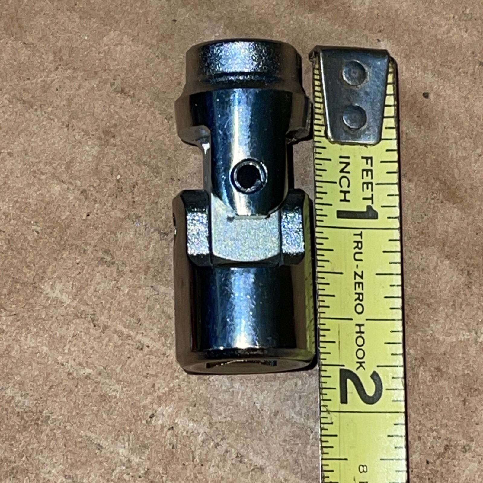 NOS Thorsen USA 414J 7/16 in SAE 3/8 Drive 12 Point wobble Swivel Socket