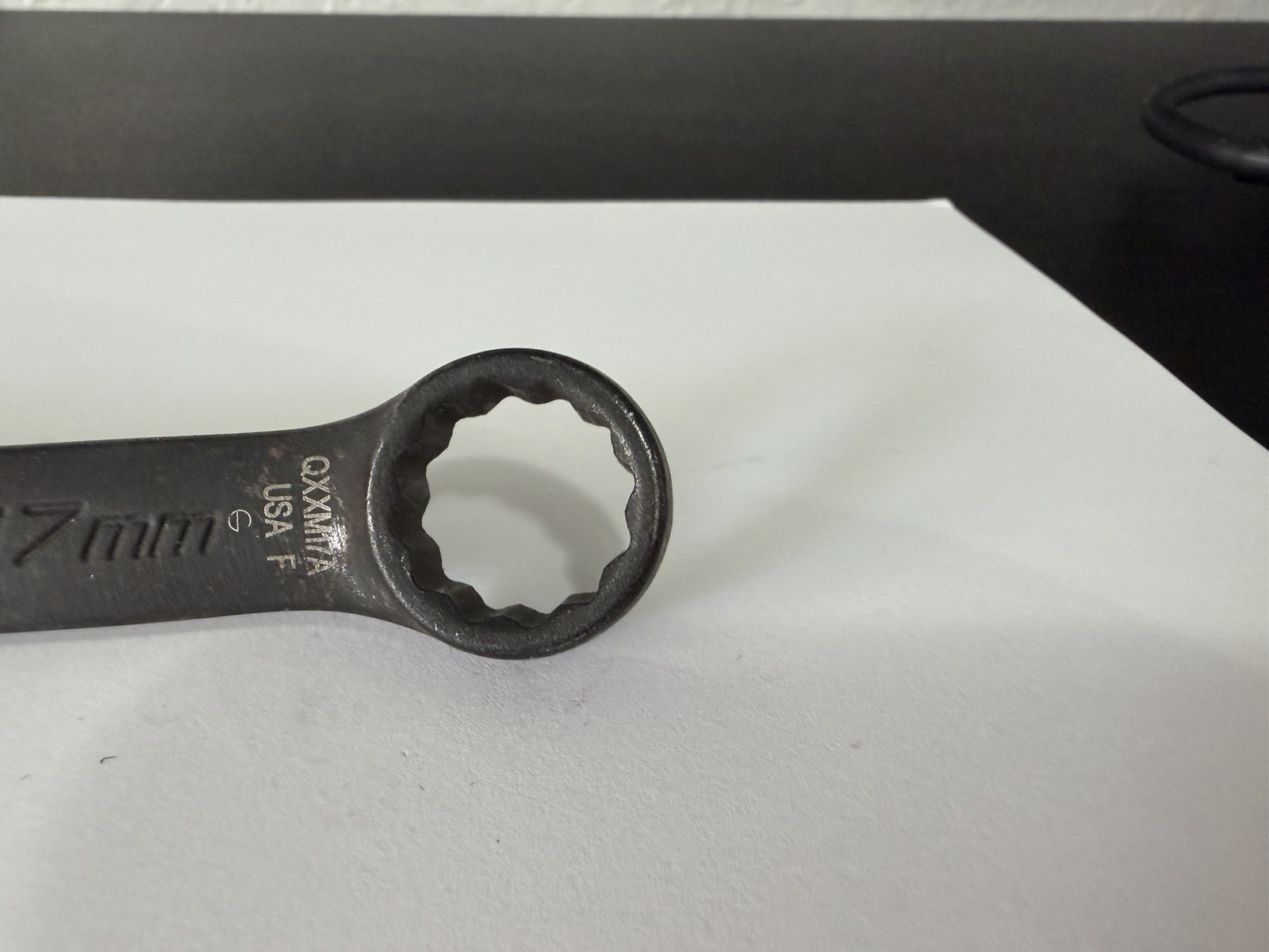 Snap On 17mm Square Drive 12-Point Box End 15° Offset Head X-Shank QXXM17A