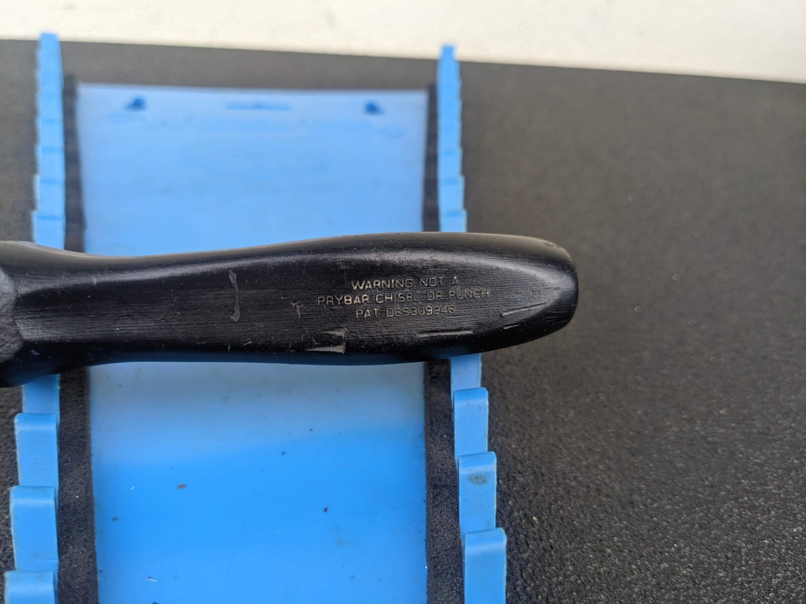 #bk358 Snap-On SDS4 4″ # 2 Flathead BLACK Slimline Handle Screwdriver USA
