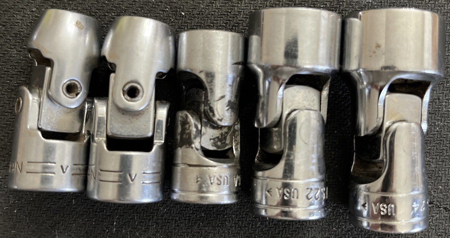 Snap On Universal Socket Set 3/8″Dr 6Pt 1/2 11/16 3/4 Craftsman US 3/8 7/16 12pt