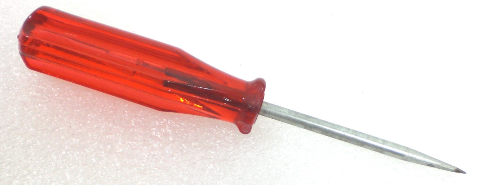Classic RED Mini Hard Handle Straight Scratch Awl Pick 5″ Long