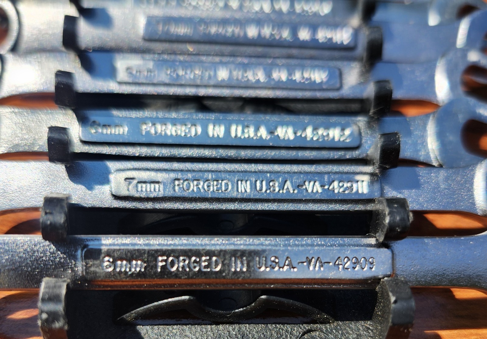 Vintage Craftsman Metric Combination Wrench Set 6-24mm 16 Pcs. VA, V Series USA
