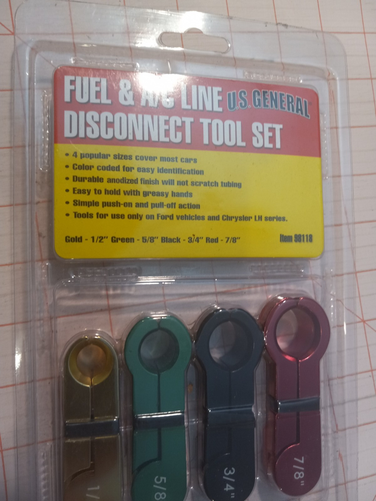 US General Fuel and AC Disconnect Set 98118