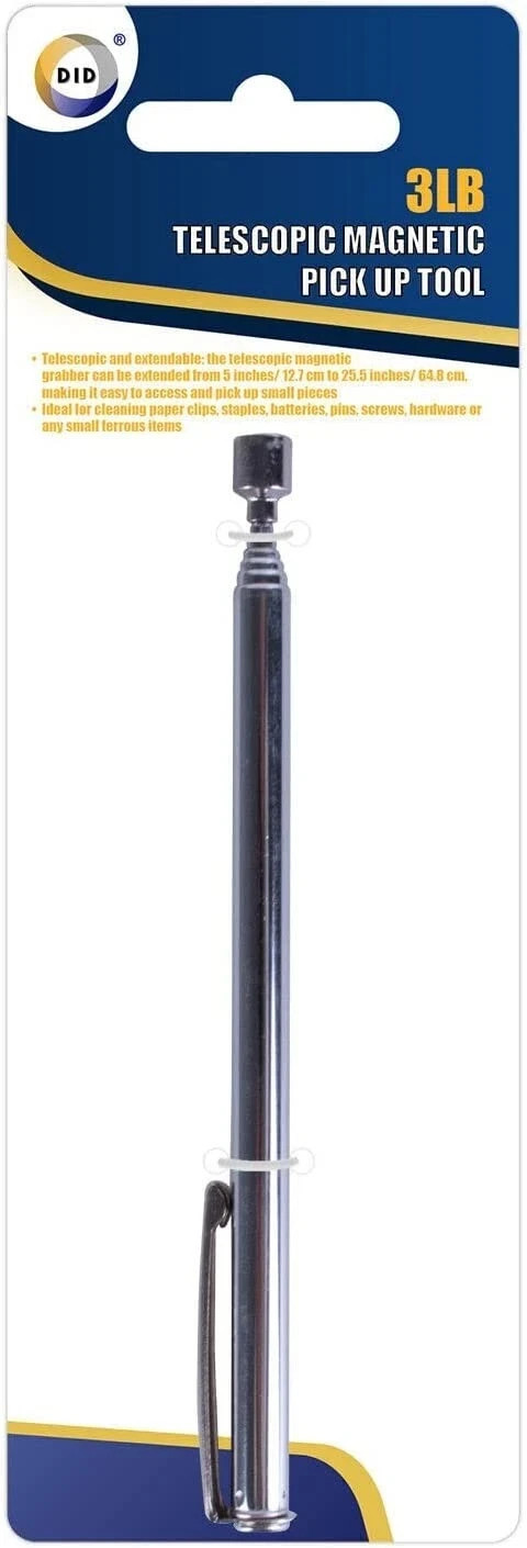Telescopic Magnetic Pick Up Tool Long Reaching Extendable Extending 3lb Pen UK