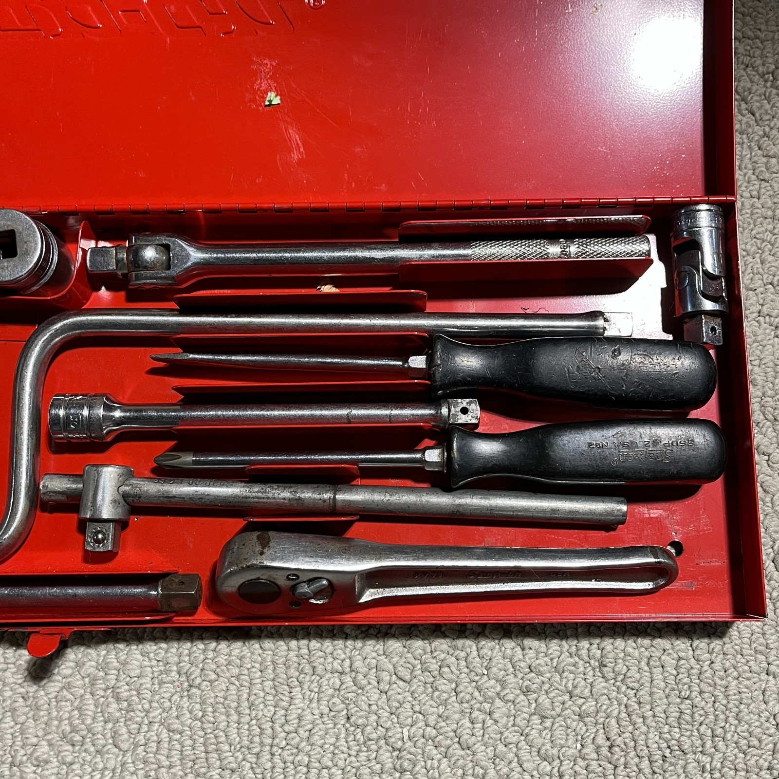 Snap-on 3/8″ Drive Socket Wrench 24 pc Set F081-F281 12 pt in Box
