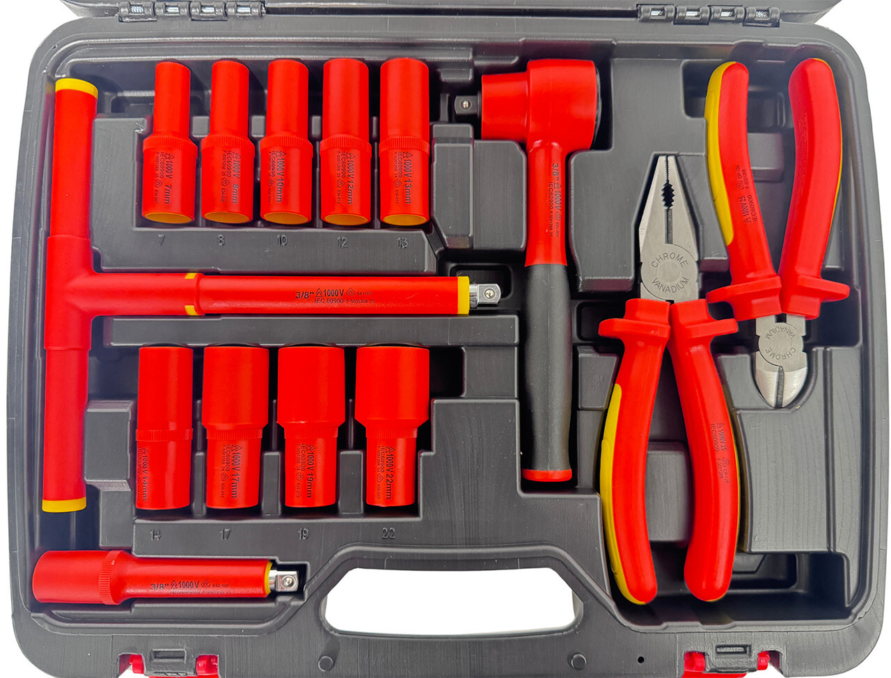 27 Piece 1000v Insulated Hand Tool kit – For Electric Vehicle Repairs