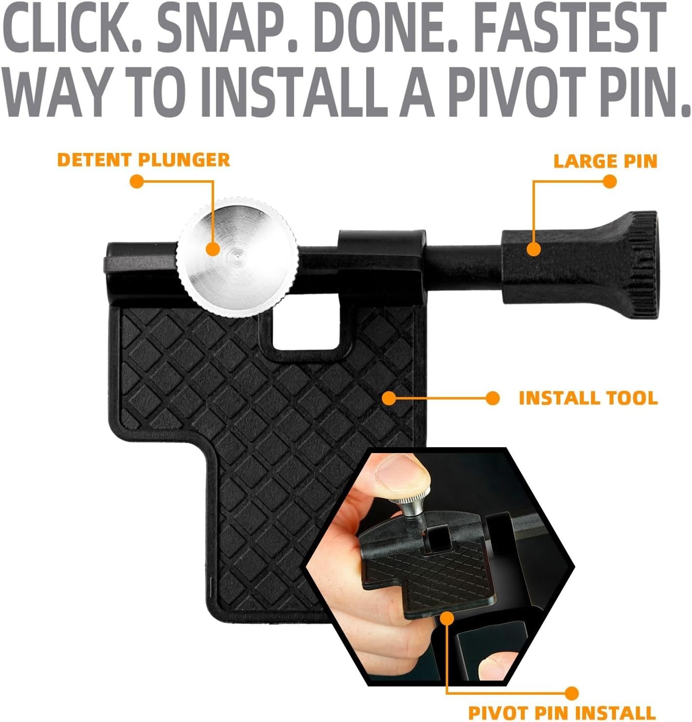 Effortless Pivot Pin Installation Tool – 2-25/32» Metal, Sturdy & Reliable