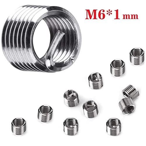 30 Piece M6 x 1.0mm Thread Repair Kit, HSS Drill Helicoil Kit,…
