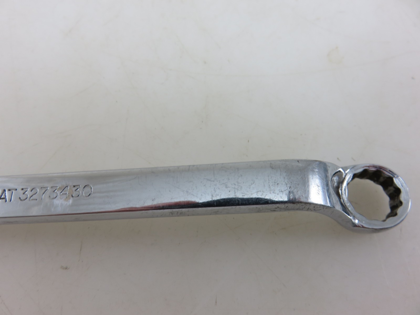 Snap-On XOM1011 METRIC 60° Offset Box End Wrench 10mm x 11mm Vintage Made In USA