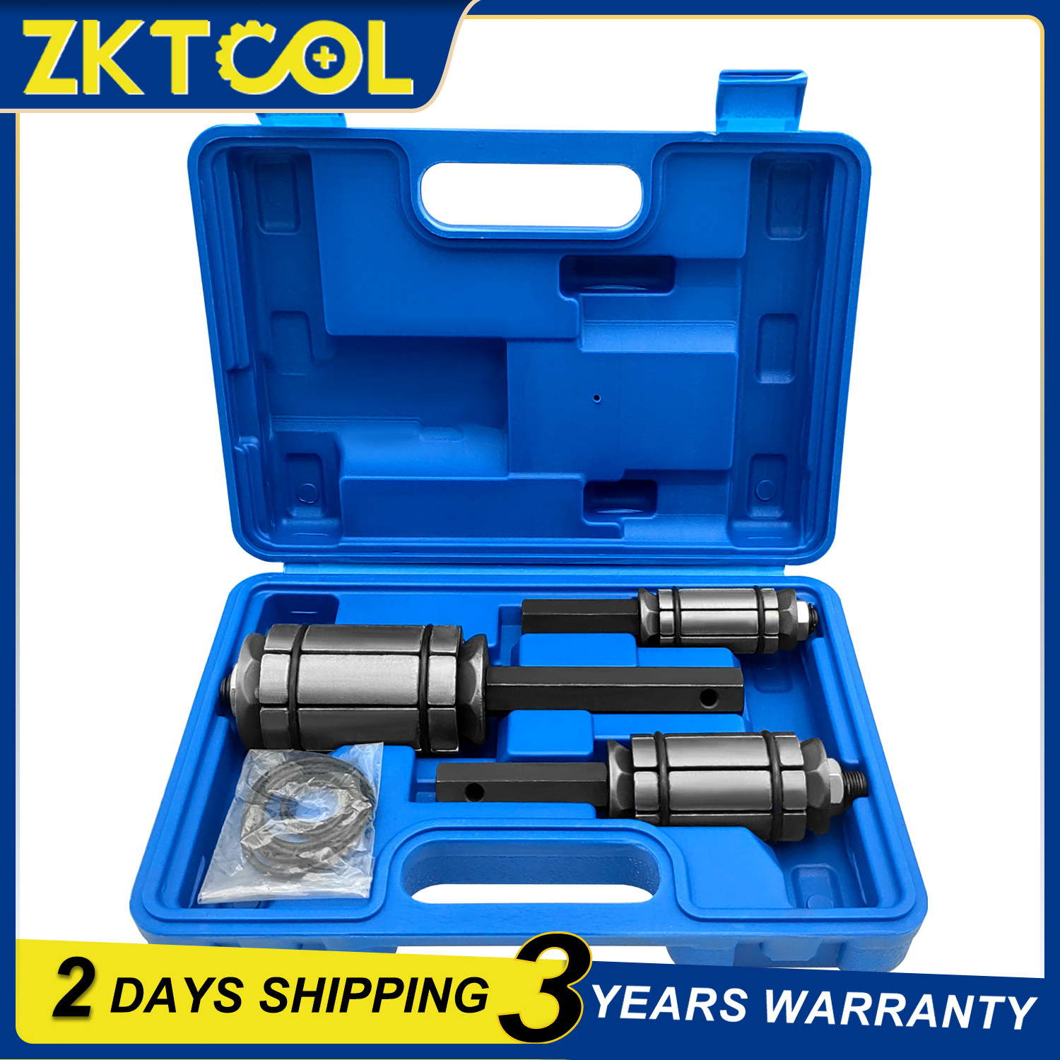 Exhaust Pipe Expander Tail Pipe Muffler Spreader Tool 3 Pieces 1-1/8″ to 3-1/2″