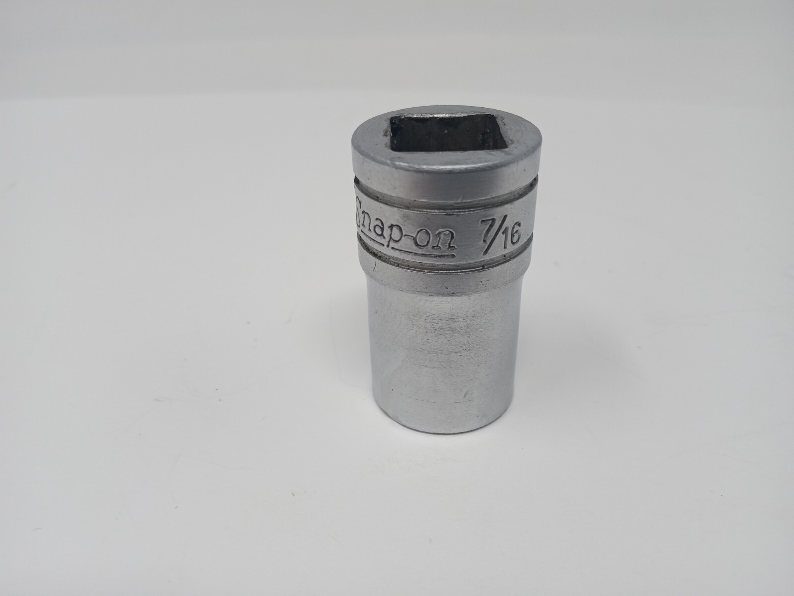 Snap-on Tools SW414 7/16″ SAE 1/2″ Drive 8-Point Double Square Socket USA