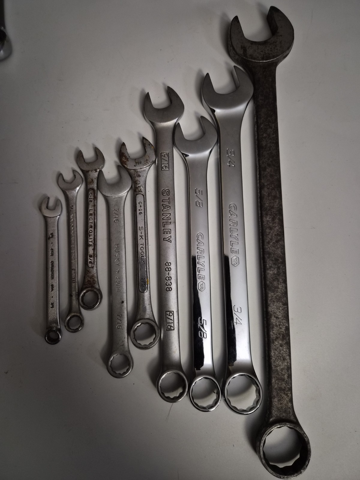 Wrench Bundle Various Brands SAE Sizes 1/4 – 1″