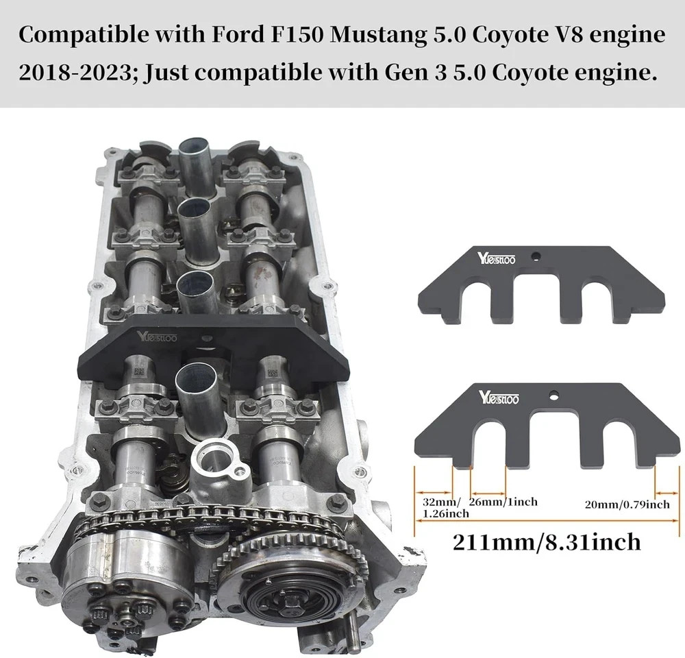 Camshaft Holding Timing Tool 3Pcs Ford F150 Mustang 5.0 Coyote 2018-2023 303-448