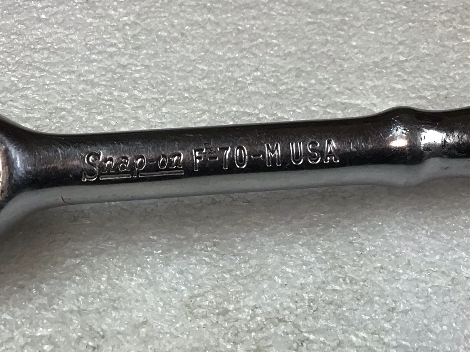 SNAP ON-#F70M – FERRET, 3/8″ DR. CHROME, RATCHET-USA-NICE-Vintage-