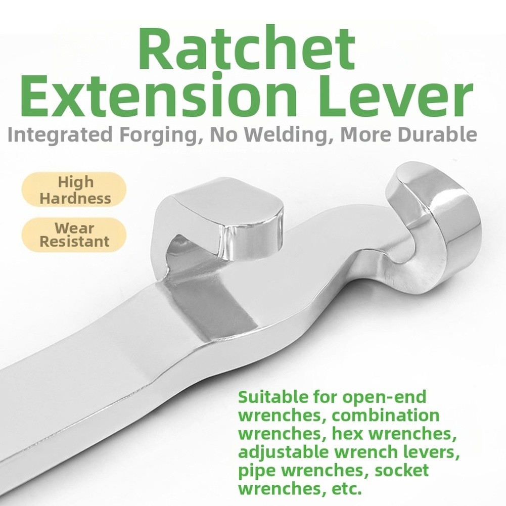 Forged Wrench Extension Bar Chrome Vanadium Steel 390mm Alloy Steel Heavy Duty