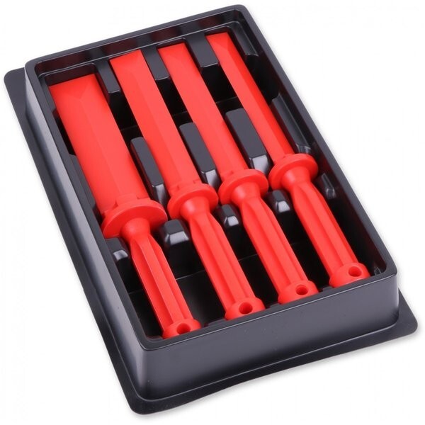 KOSHIHARA Plastics(PP) Scraper Set M035 L : 270mm Blade width: 19,22,25,38mm