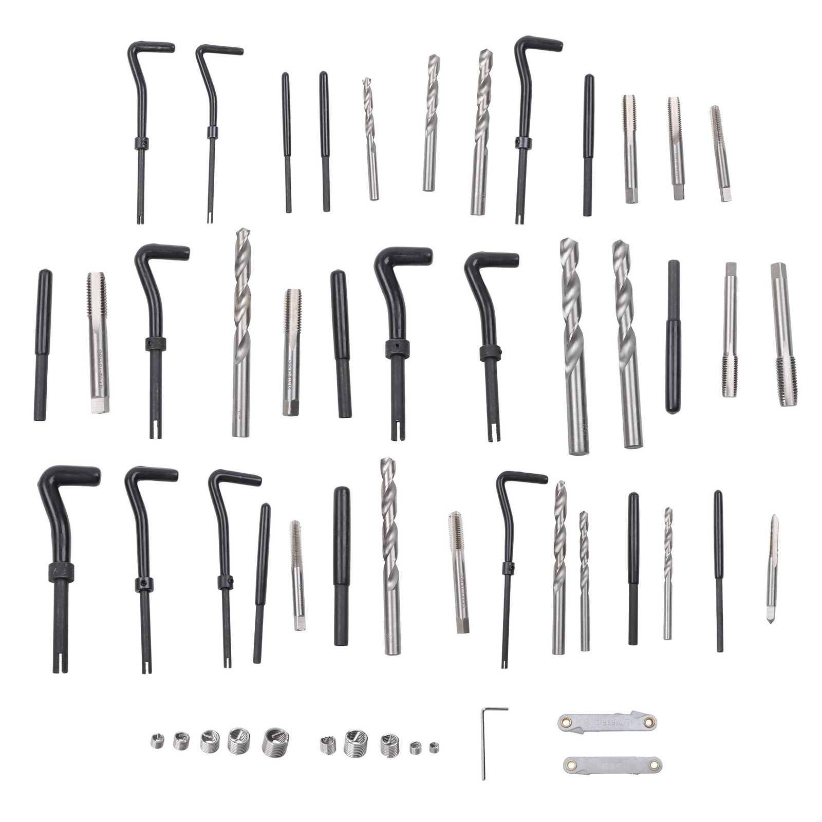Helicoil Thread Repair Kit 338-Piece SAE and Metric Rethreading Tool Kit M5 M6
