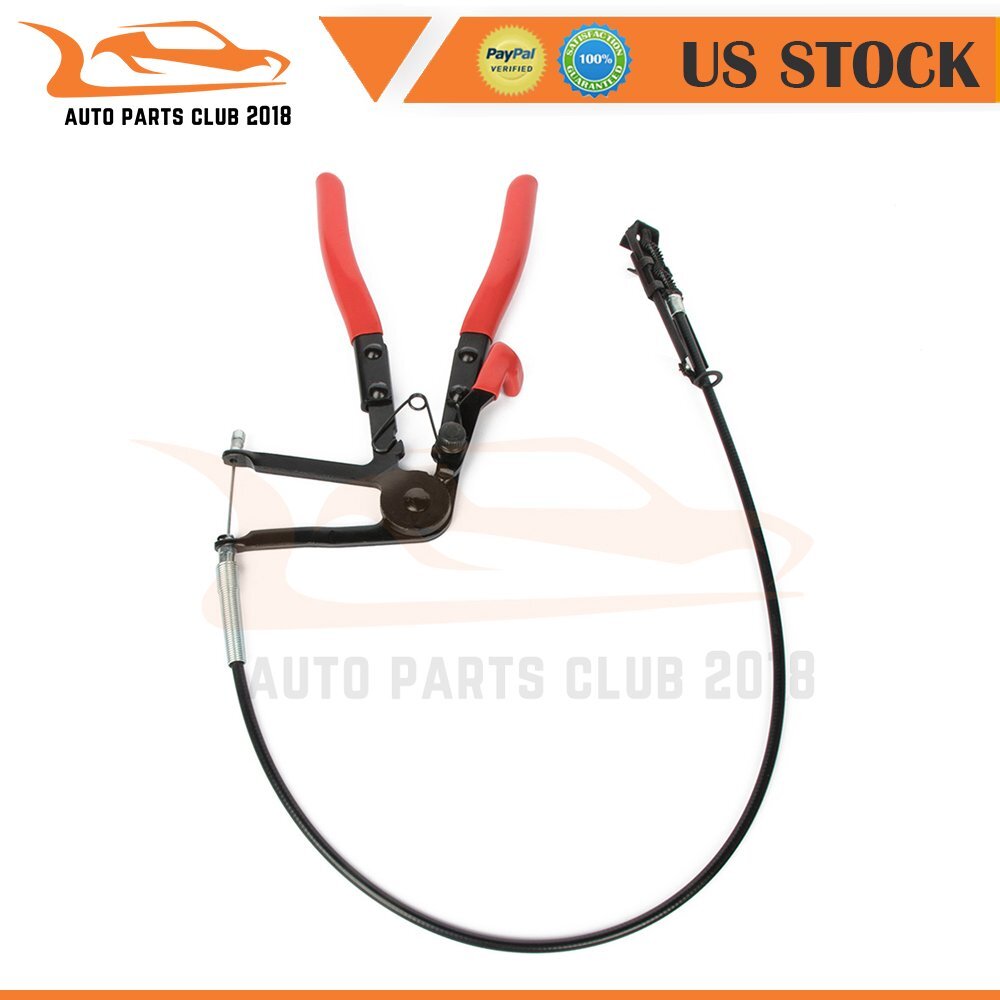 Cable Type Flexible Wire Long Reach Hose Clamp Pliers for Car Repairs Hose Clamp