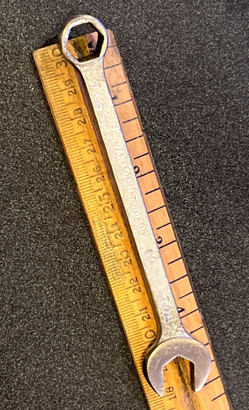 Vintage Vanadium Tool CO. Combination Wrench 7/16″ SAE C-7 6 Point
