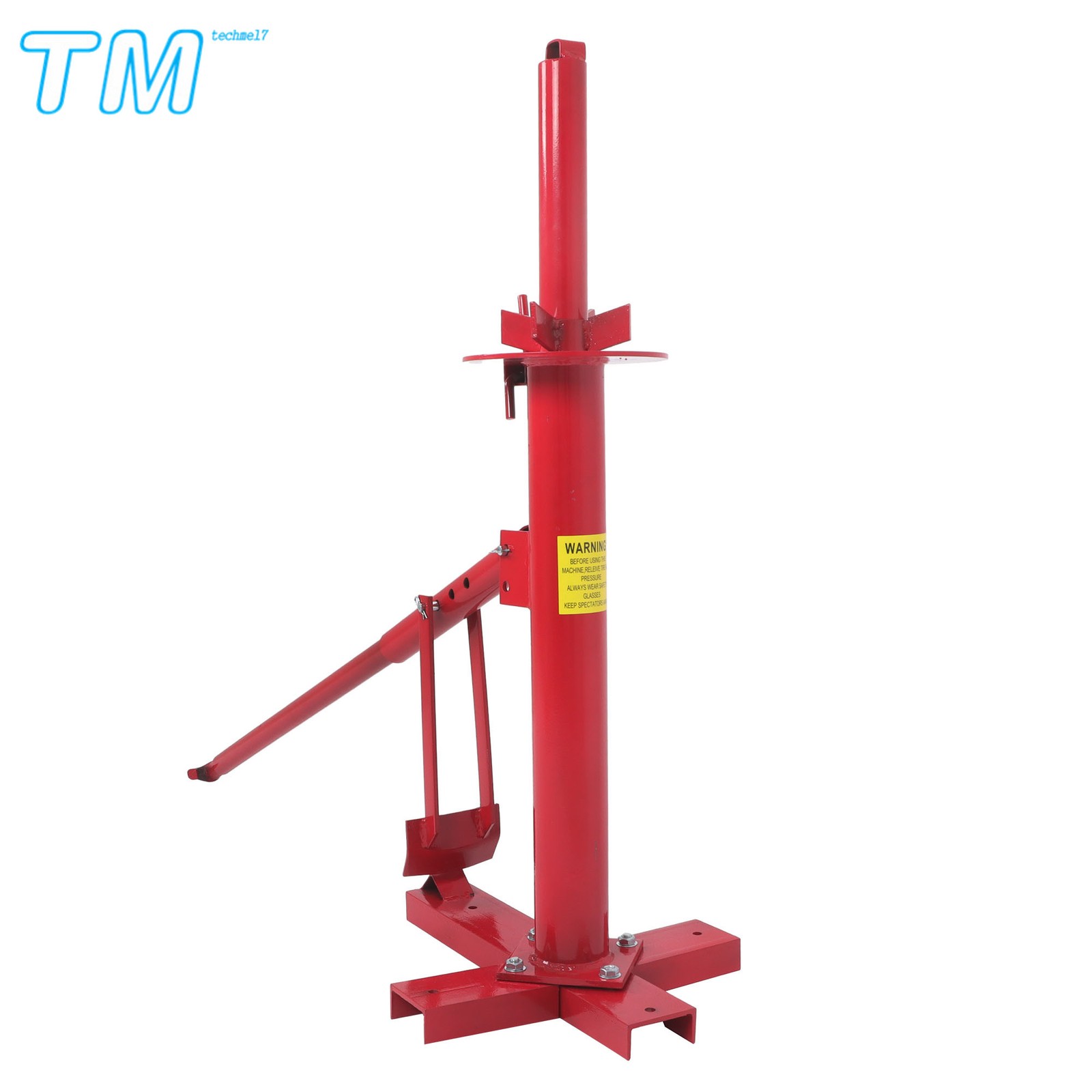 Portable Hand Bead Breaker Mounting Tool 8″ to 16″ Tires Manual Tire Changer Red