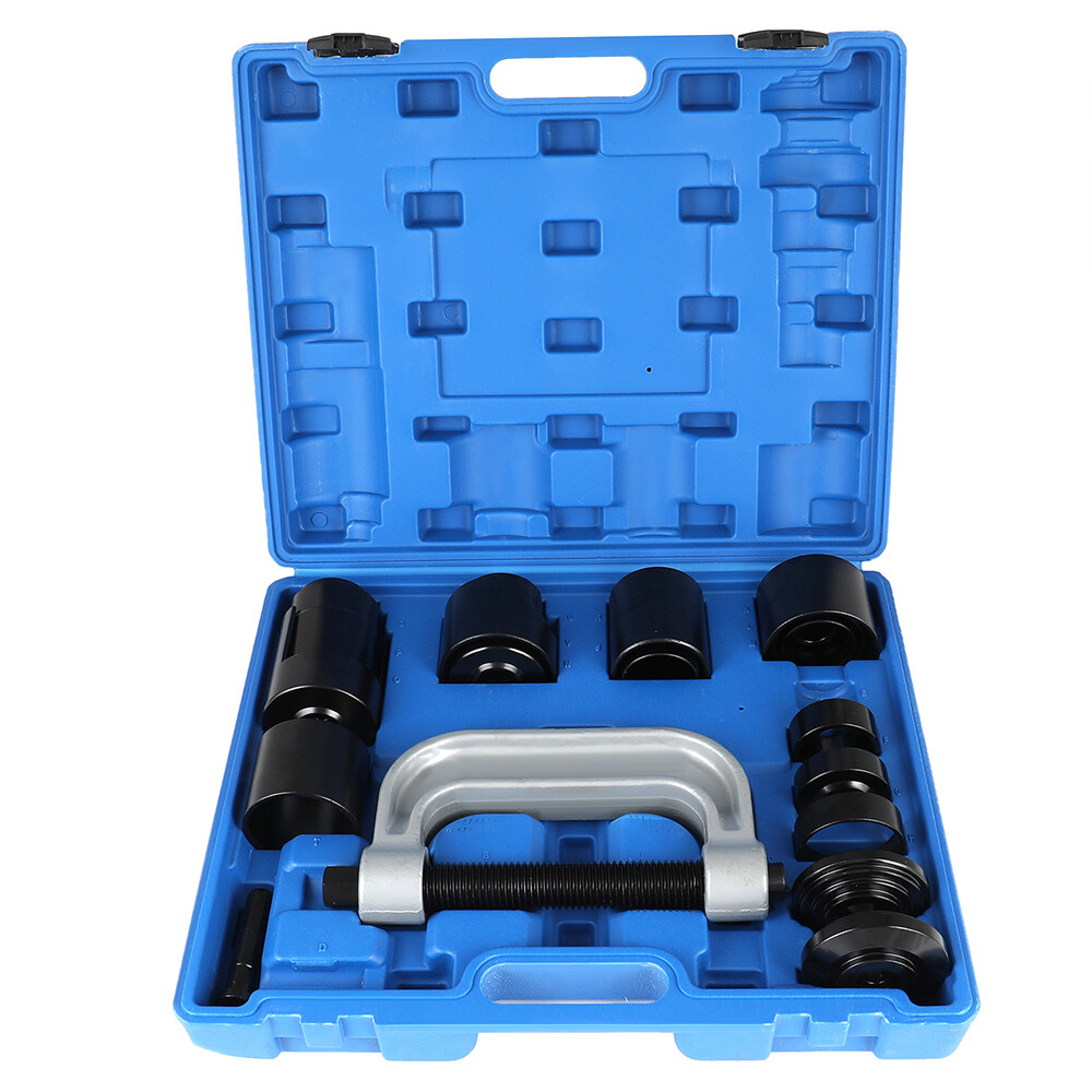 21Pcs Auto Repair Service Removal Ball Joint Press Tool Master Adapter Kit 2&4WD