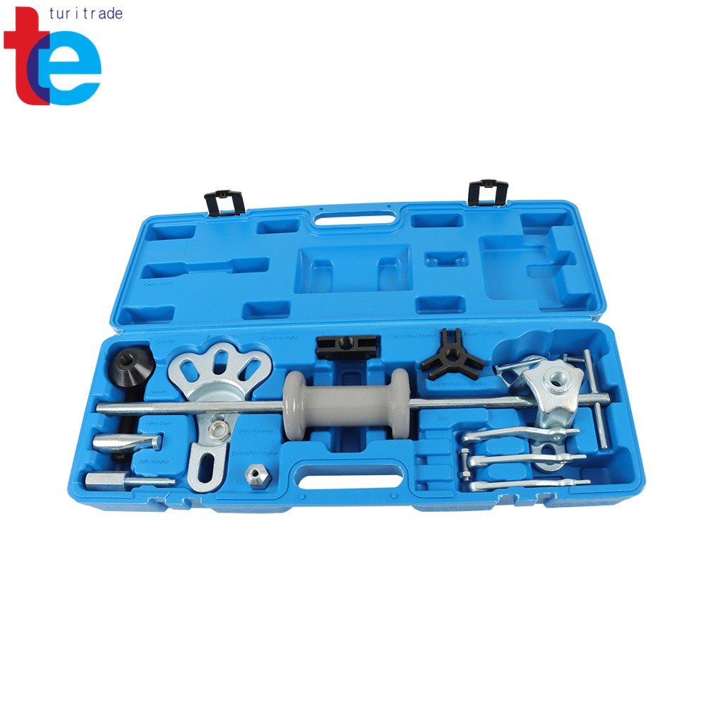 17Pcs Wrench Adapter Axle Bearing Hub Auto Set Slide Hammer Dent Puller Tool Kit