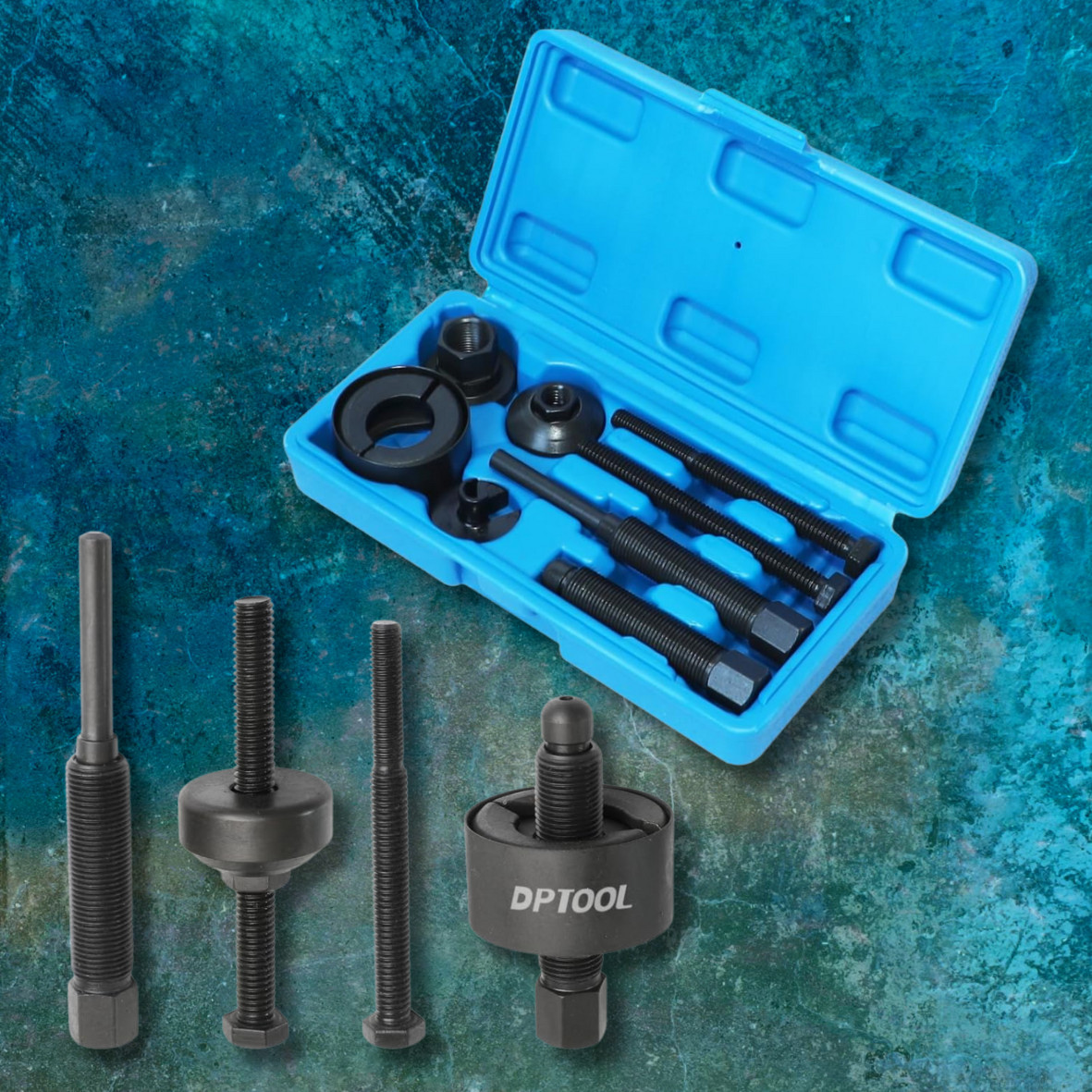 Power Steering Pump Pulley Puller Remover Install Tool Kit SZ7303B for GM Ford