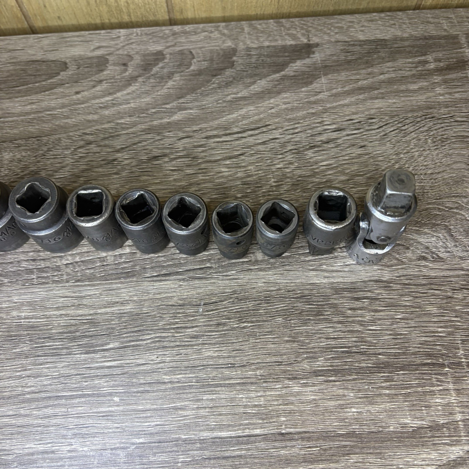 MAC Tools 1/2″ Drive SAE Impact Socket Set VP- SERIES 3/8”~1-1/8” 3/4” Dr 1-1/2”