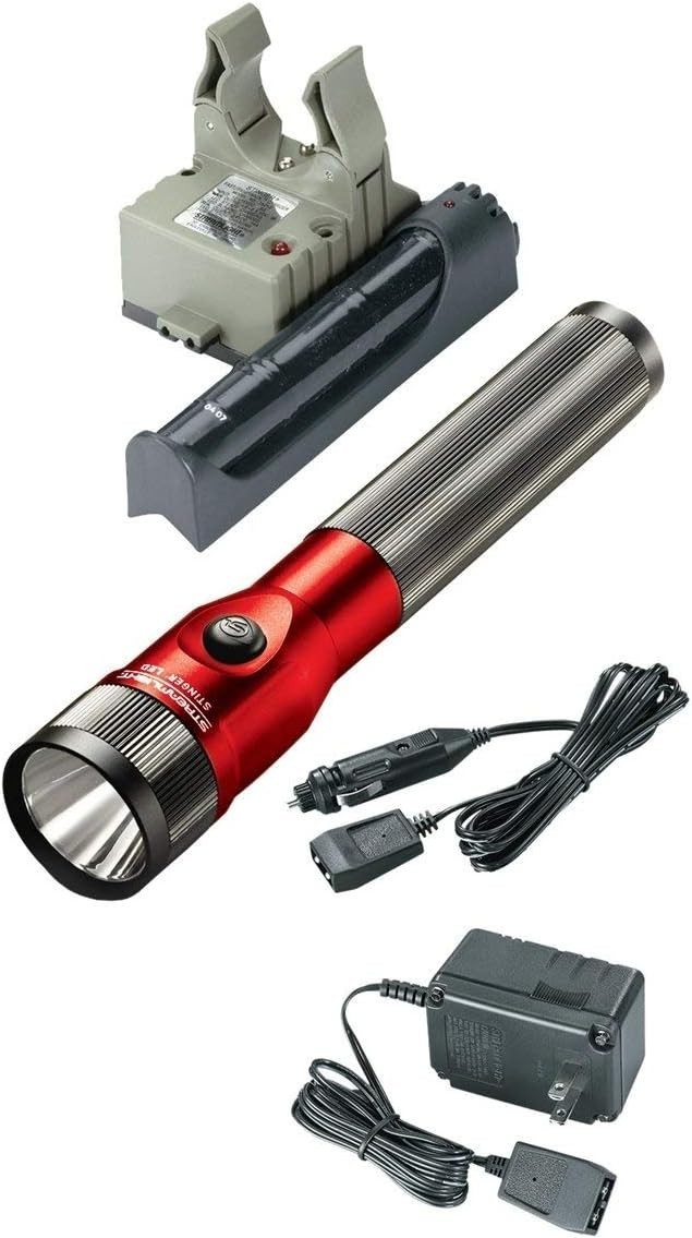 Streamlight 75612 Red Led Piggyback Stinger AC/DC Kit