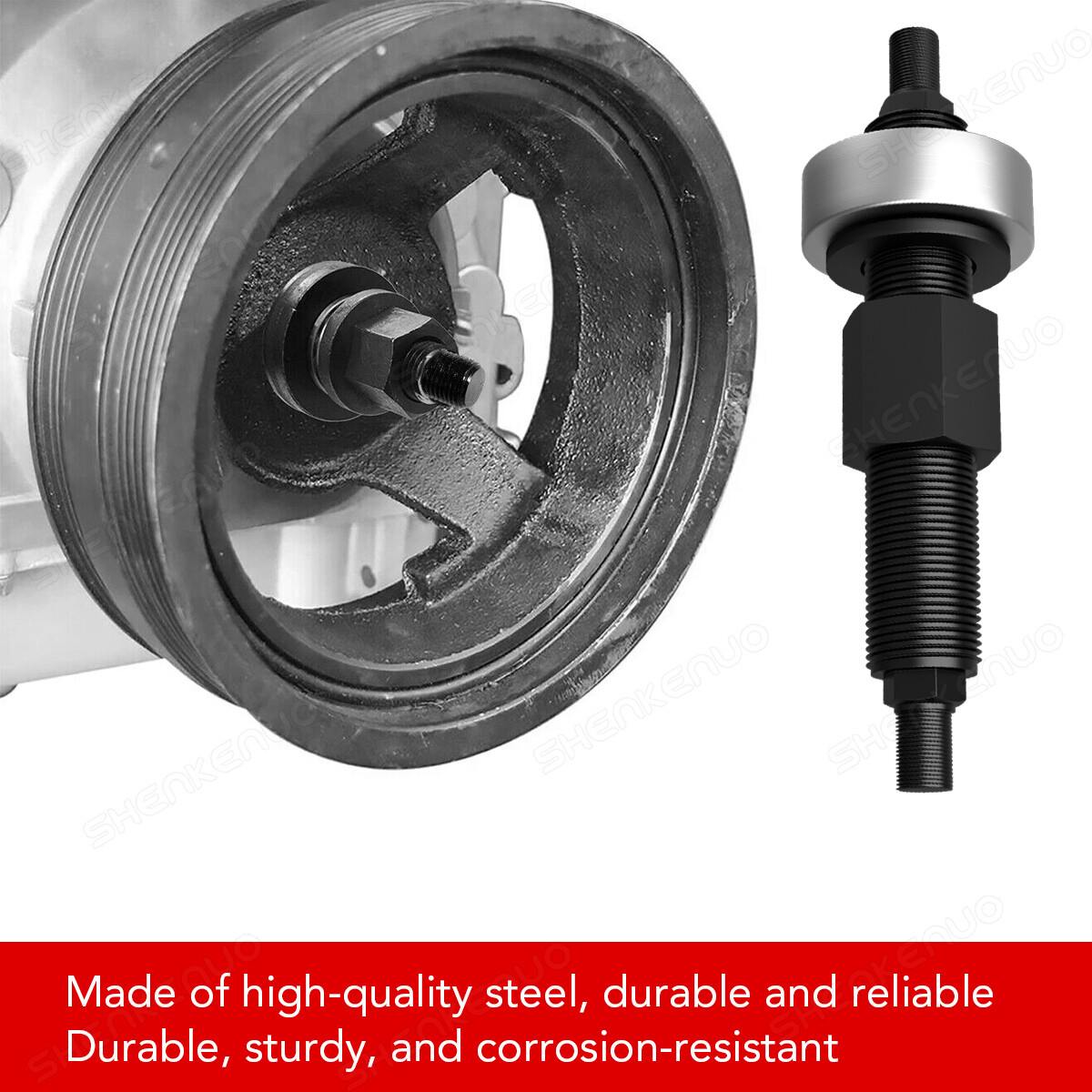 SHENKENUO Harmonic Balancer Tool 66515; Installation Tool for Chevy SBC , BBC