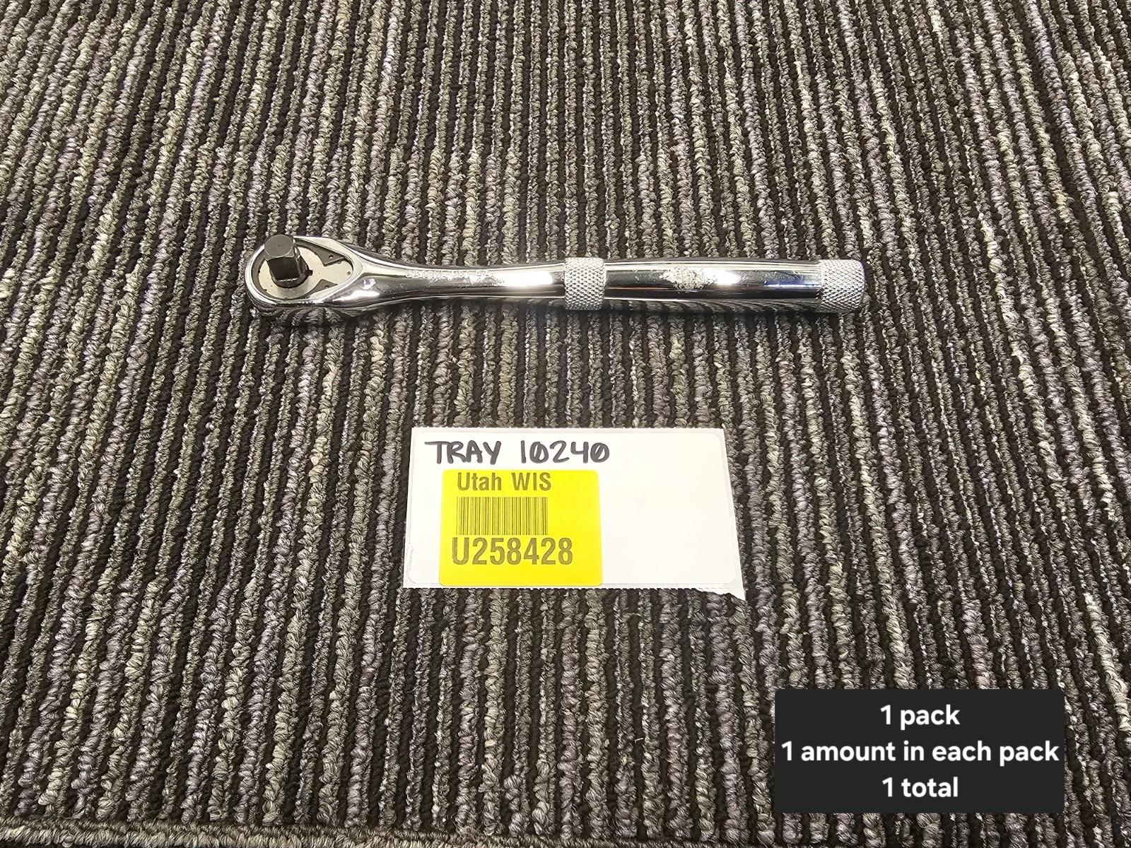 Proto 5249XL: 3/8″ Drive 8-1/2″ Long Quick Release Pear Head Standard Ratchet