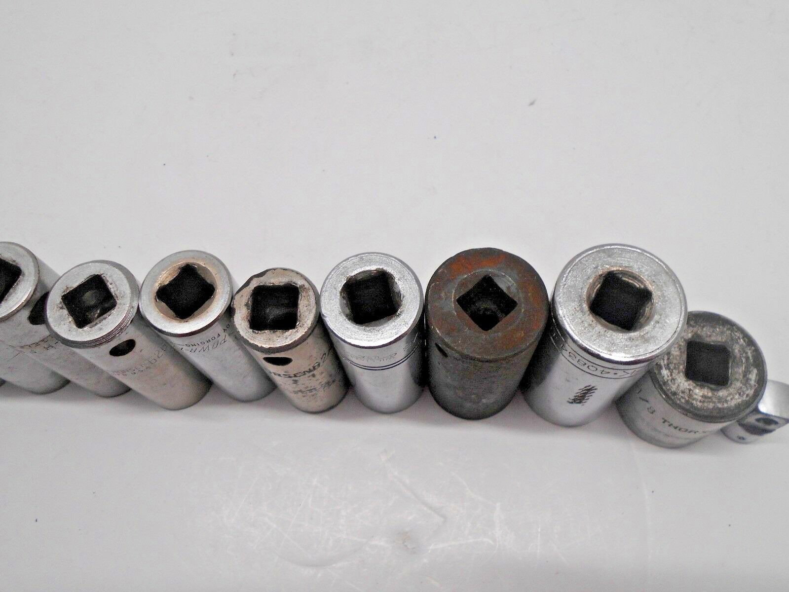 Lot Of 12 Mixed Brands Sizes & Drives Williams Thorsen S-K All SEA Vintage Tools