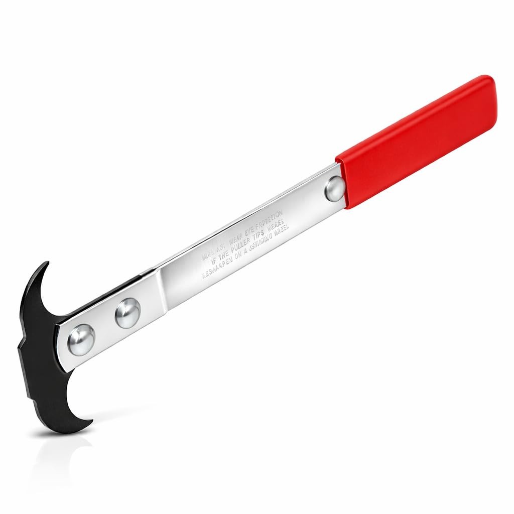 Powerbuilt Seal Puller, Heavy-Duty Tool for Removal, Easy Grip, Red