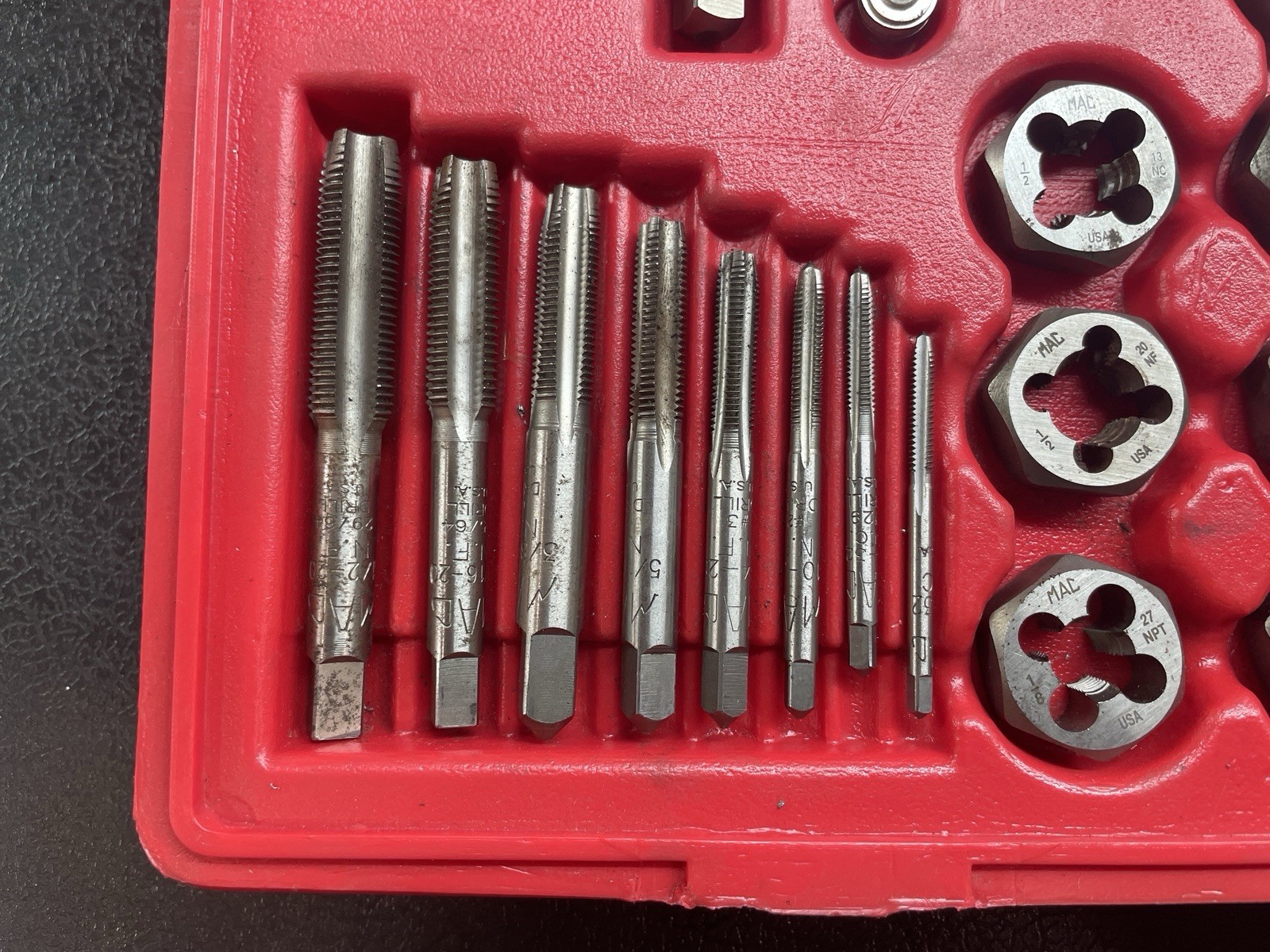 Mac Tools 76-Piece SAE Metric Tap & Die Set – USA Made